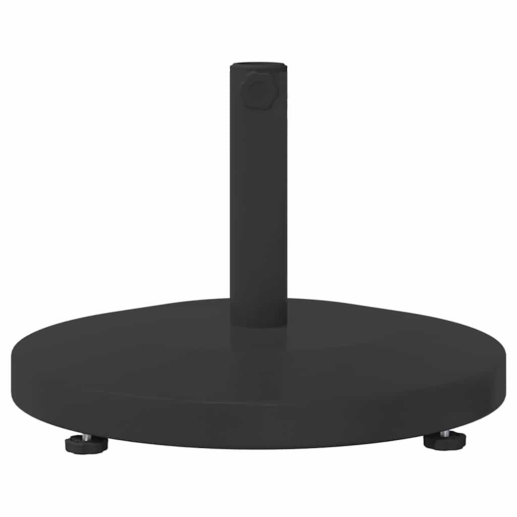vidaXL Parasol Base 24.6 kg Black Round 4