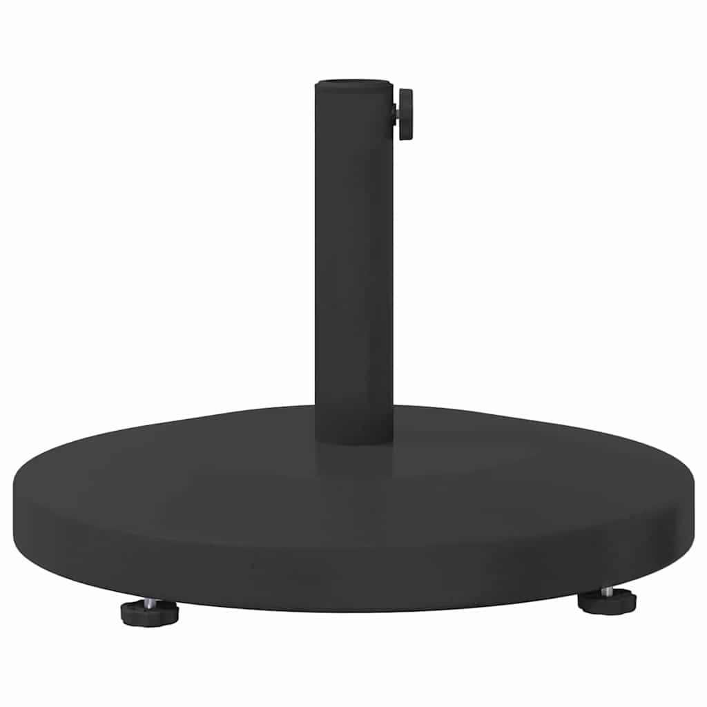 vidaXL Parasol Base 24.6 kg Black Round 5