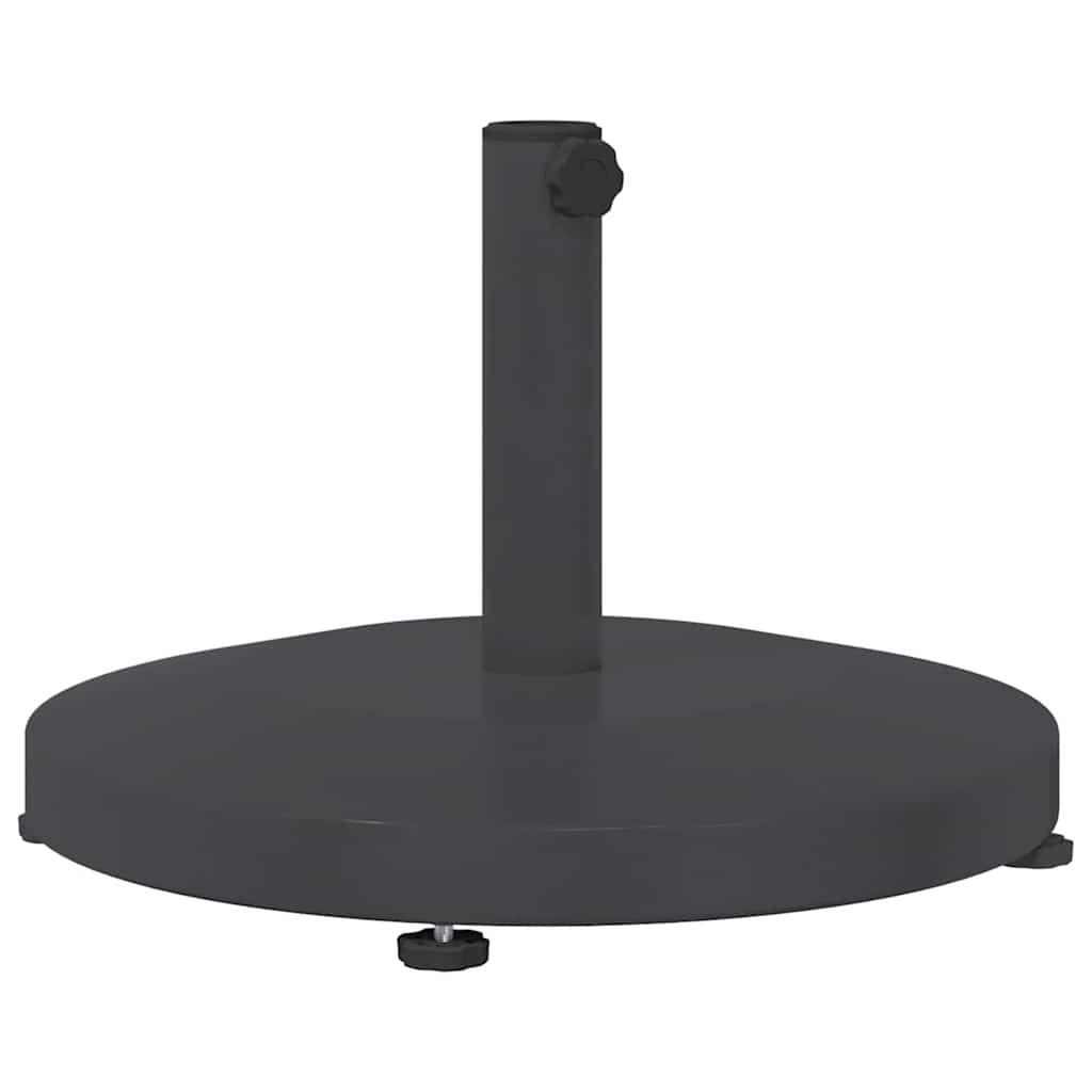 vidaXL Parasol Base 24.6 kg Dark Grey Round 2