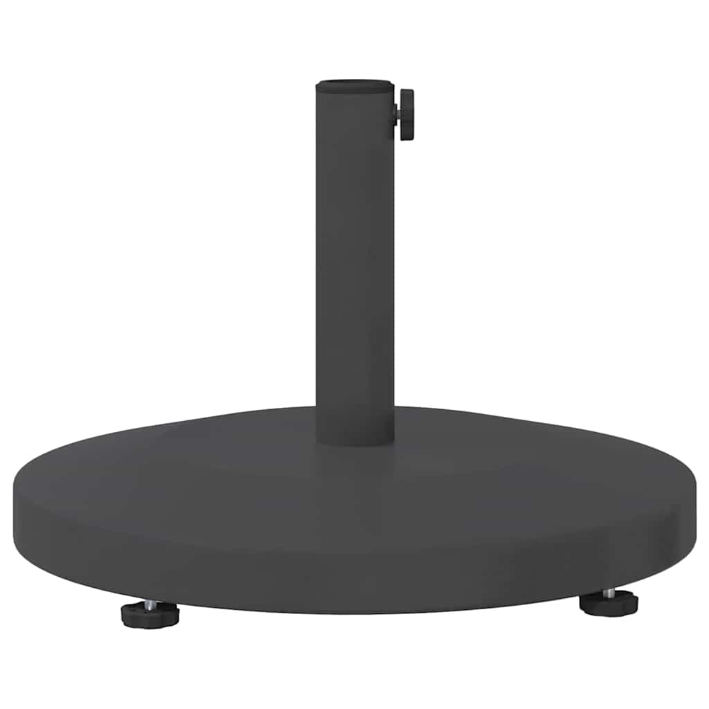 vidaXL Parasol Base 24.6 kg Dark Grey Round 5