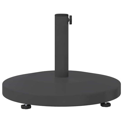 vidaXL Parasol Base 24.6 kg Dark Grey Round 5