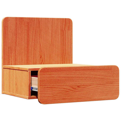 vidaXL Bedside Table 2 pcs Wax Brown 44 x 32.5 x 40 cm Solid pine wood 6