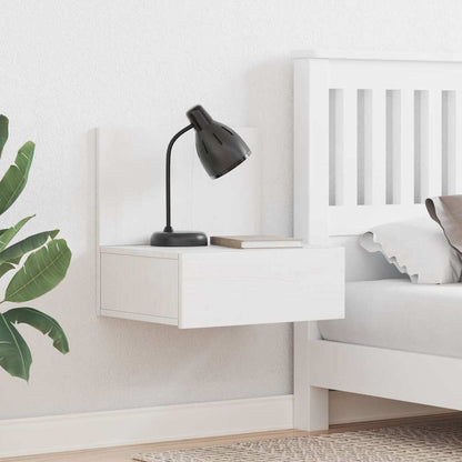 vidaXL Bedside Table 2 pcs White 42 x 32.5 x 40 cm Solid pine wood 1