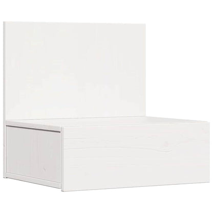 vidaXL Bedside Table 2 pcs White 42 x 32.5 x 40 cm Solid pine wood 5