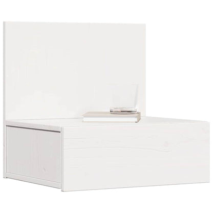 vidaXL Bedside Table 2 pcs White 42 x 32.5 x 40 cm Solid pine wood 3