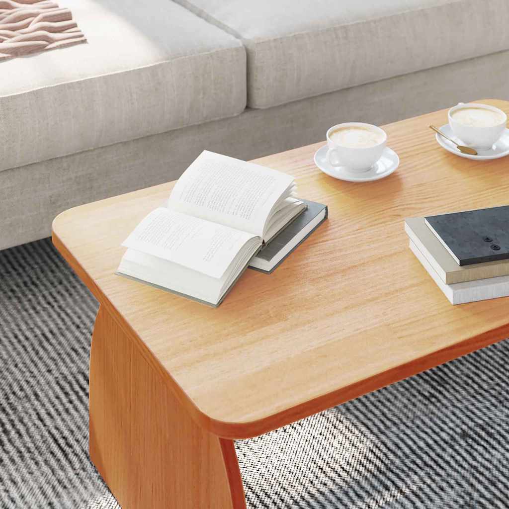 vidaXL Coffee Table Wax Brown 80 x 50 x 31 cm Solid pine wood 5