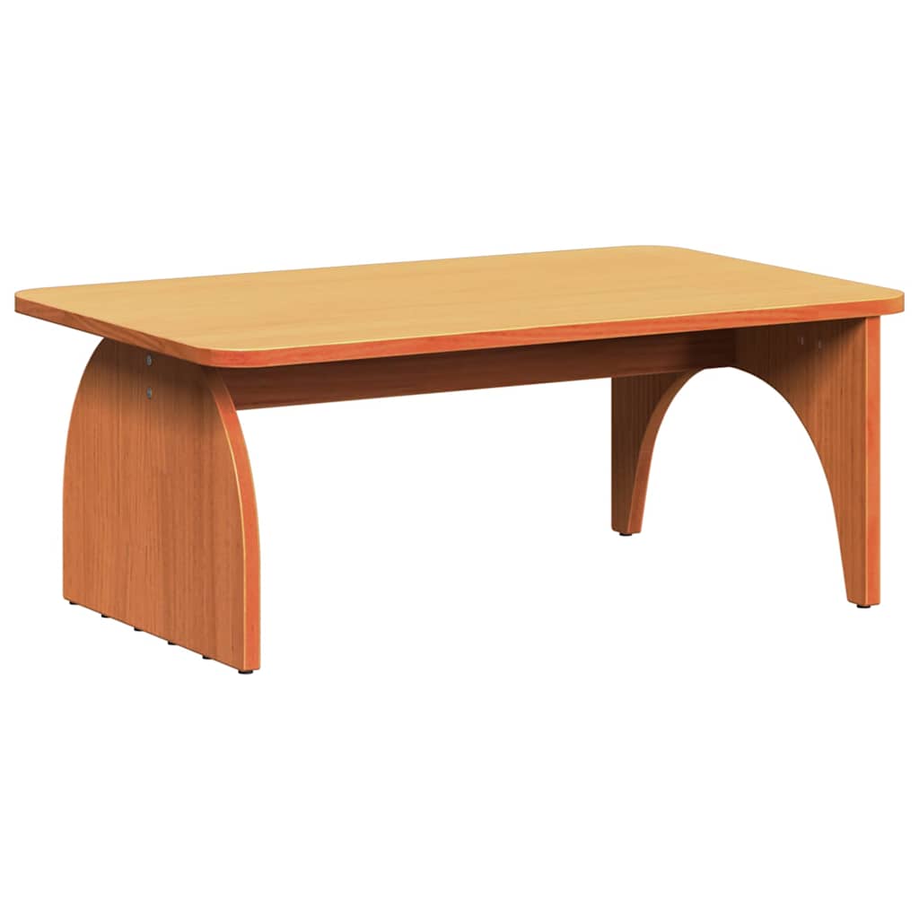 vidaXL Coffee Table Wax Brown 80 x 50 x 31 cm Solid pine wood 2