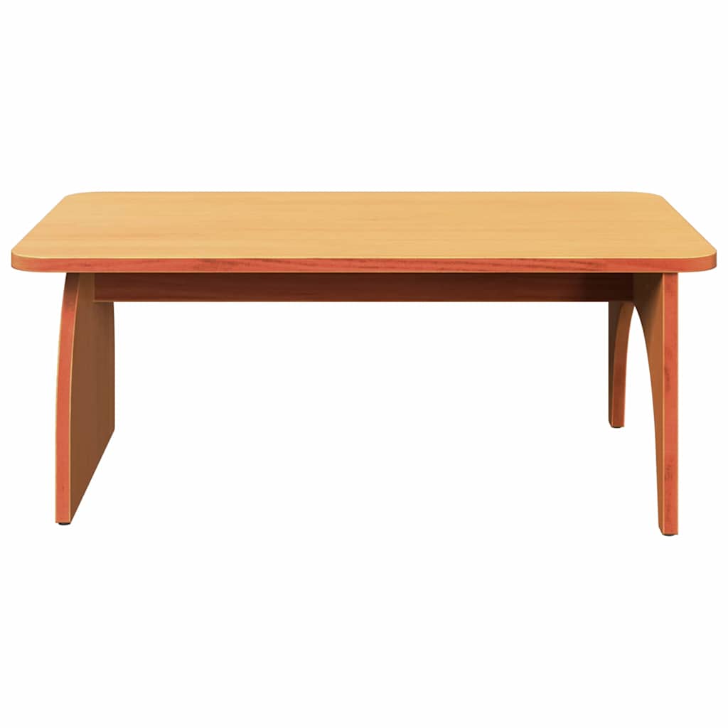 vidaXL Coffee Table Wax Brown 80 x 50 x 31 cm Solid pine wood 6