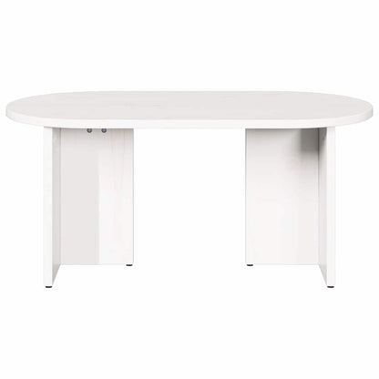 vidaXL Coffee Table White 80 x 39.5 x 35 cm Solid Pine wood 6