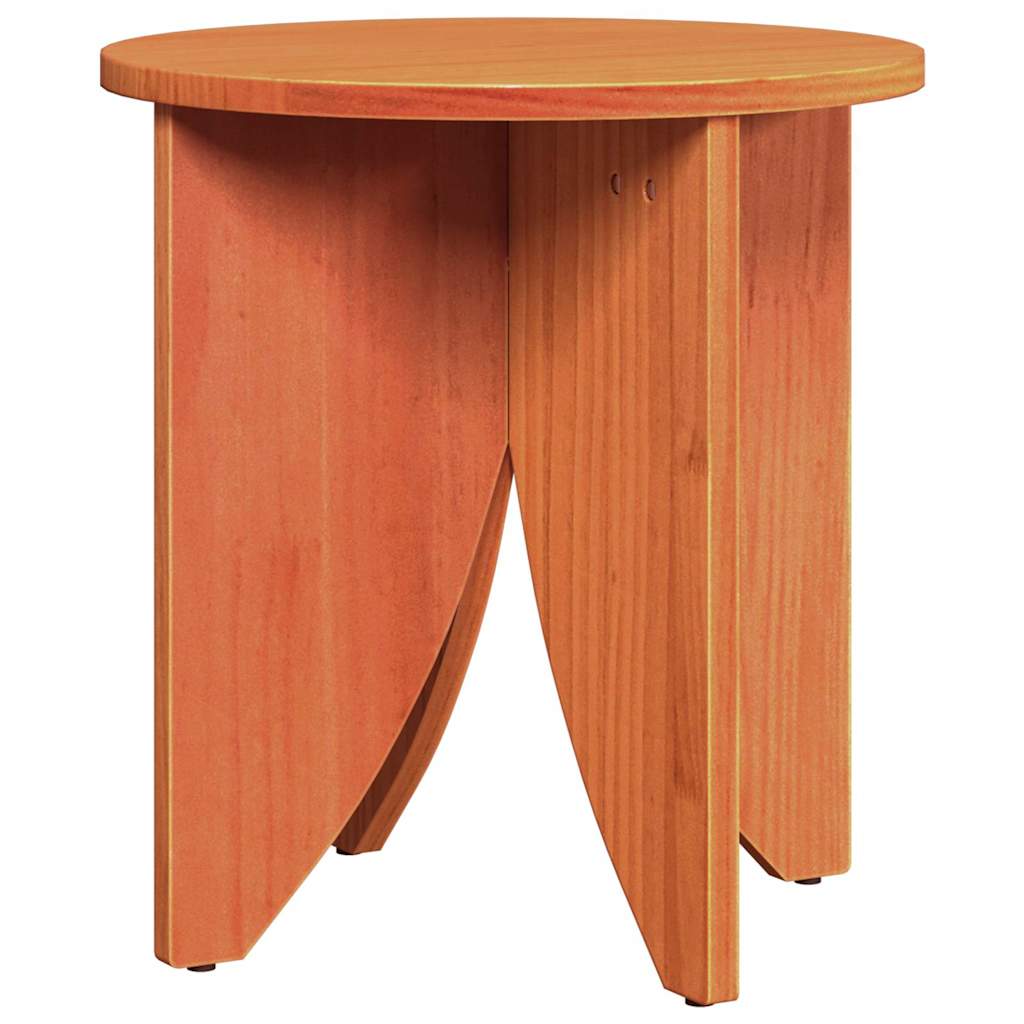 vidaXL Coffee Table 2 pcs Wax Brown 41.5 x 41.5 x 44 cm 6