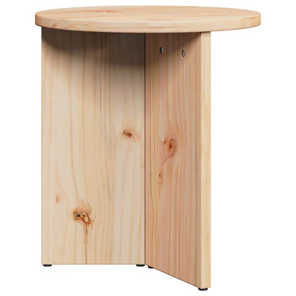 vidaXL Coffee Table 2 pcs Natural 49 x 49 x 28 cm Solid Pine wood 5