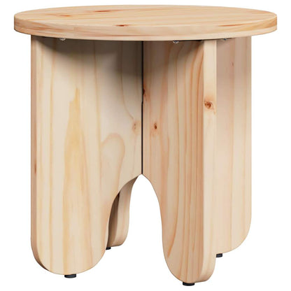 vidaXL Coffee Table 2 pcs Natural 39.5 x 39.5 x 30 cm Solid Pine wood 5