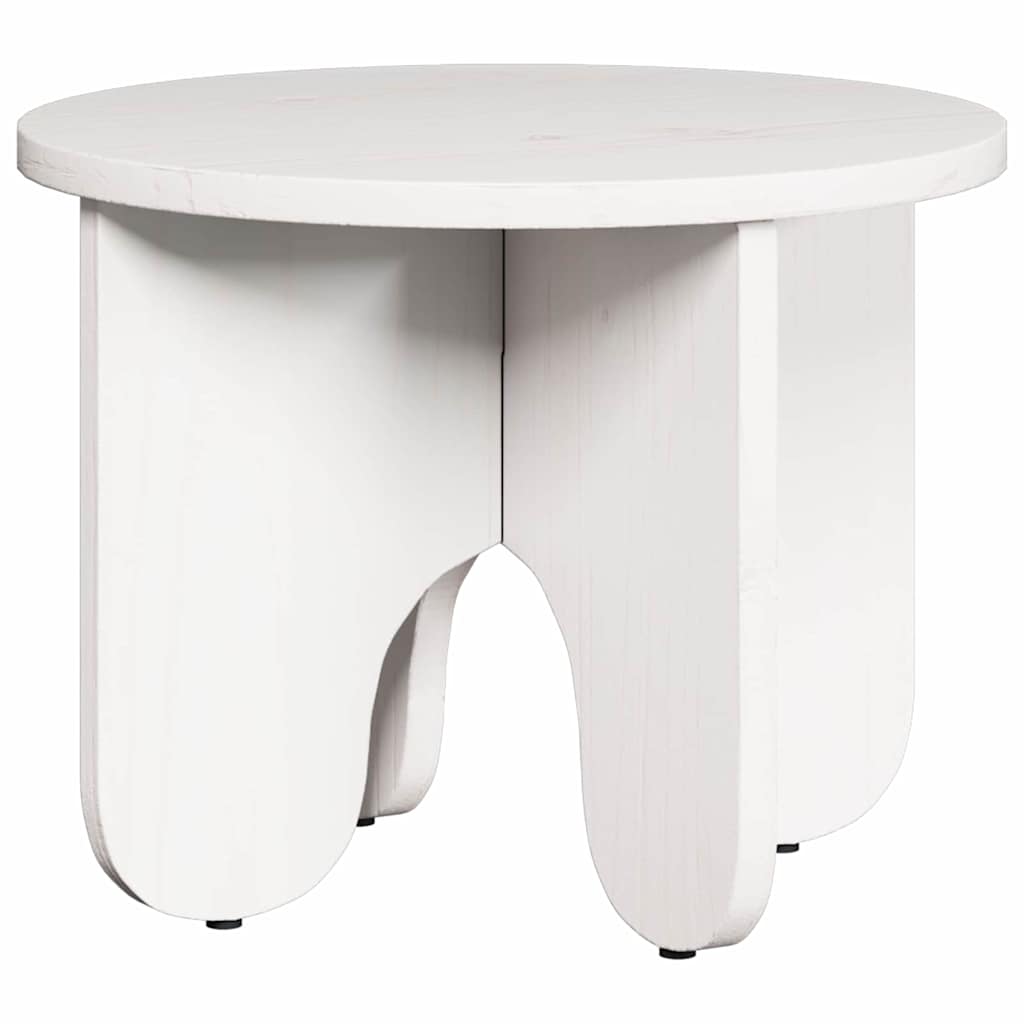 vidaXL Coffee Table 2 pcs White 39.5 x 39.5 x 30 cm Solid Pine wood 6