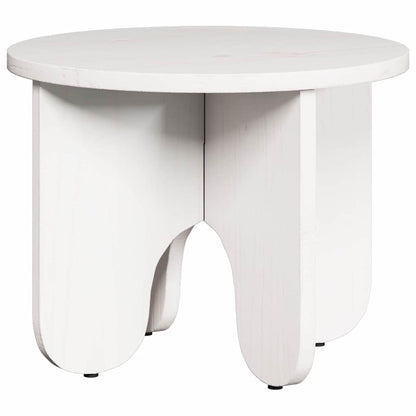 vidaXL Coffee Table 2 pcs White 39.5 x 39.5 x 30 cm Solid Pine wood 6