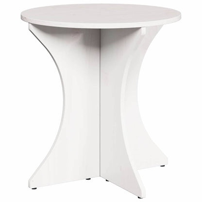 vidaXL Coffee Table 2 pcs White 46 x 46 x 47 cm Solid pine wood 5