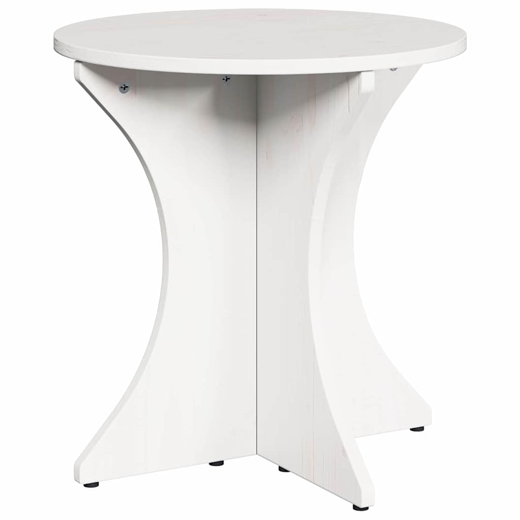 vidaXL Coffee Table 2 pcs White 46 x 46 x 47 cm Solid pine wood 6