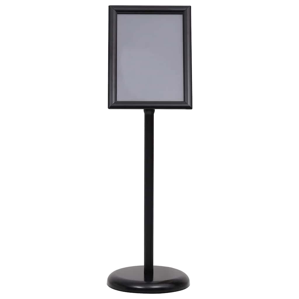 vidaXL Poster Stands 2 pcs Black 32.7 x 24 x 108 cm Aluminium 2
