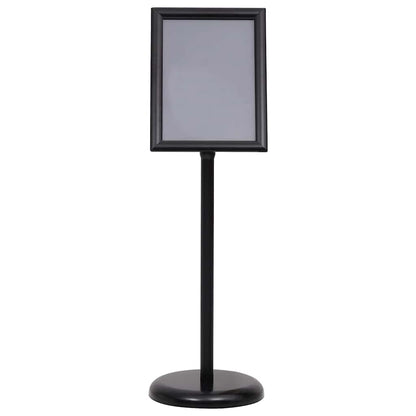 vidaXL Poster Stands 2 pcs Black 32.7 x 24 x 108 cm Aluminium 2