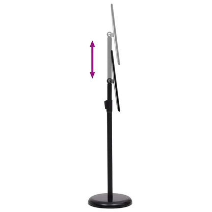 vidaXL Poster Stands 2 pcs Black 32.7 x 24 x 108 cm Aluminium 4