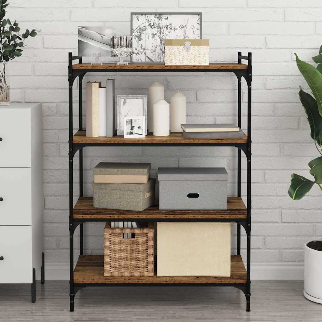 vidaXL Bookshelf Boards 80x40x1.5 cm Engineered Wood 4 pcs