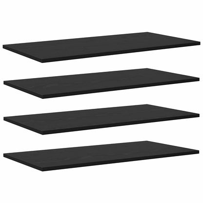 vidaXL Bookshelf Board 3-Tier 4 pcs 80 x 40 x 1.5 cm Engineered Wood 2