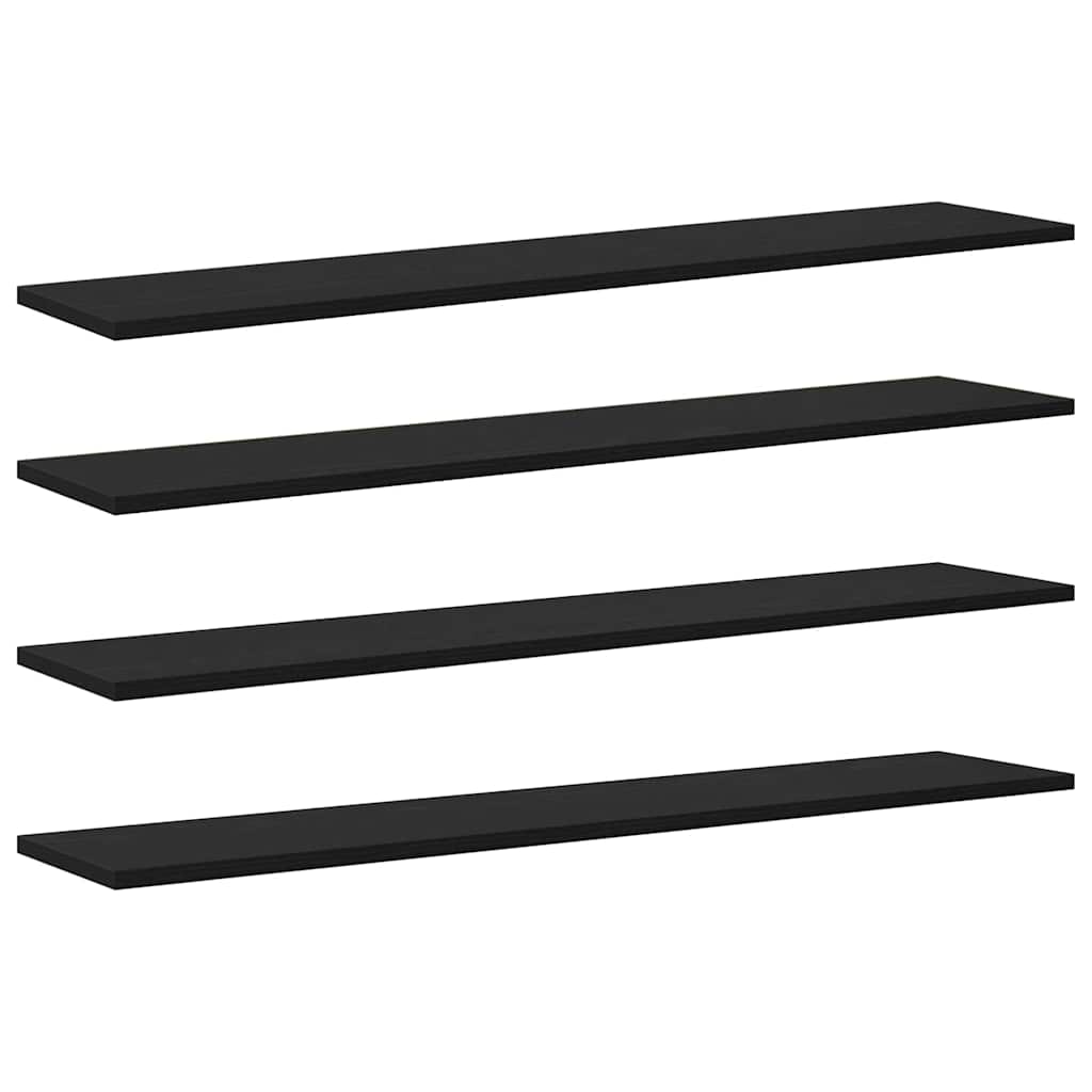 vidaXL Bookshelf Board 3-Tier 4 pcs 100 x 20 x 1.5 cm Engineered Wood 2
