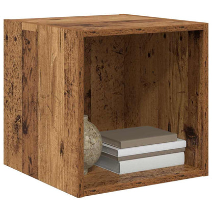 vidaXL Wall Cabinet 2 pcs Old Wood 37 x 37 x 37 cm Engineered Wood 3