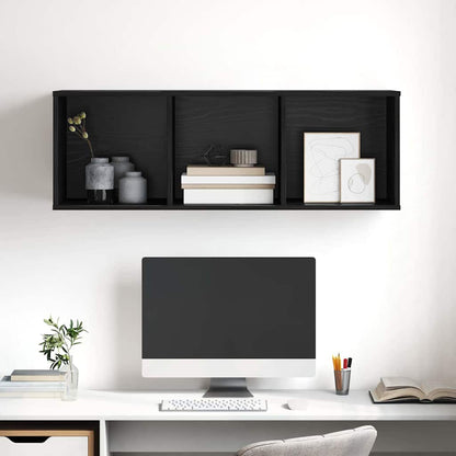vidaXL TV Cabinet Set 37 x 37 x 107 cm Black Oak Engineered Wood 5