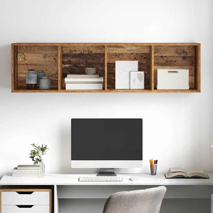 vidaXL TV Cabinet Set 37 x 37 x 142.5 cm Old Wood Engineered Wood 5