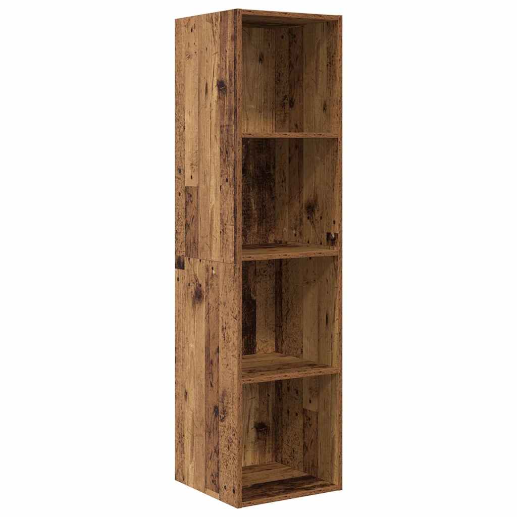 vidaXL TV Cabinet Set 37 x 37 x 142.5 cm Old Wood Engineered Wood 2