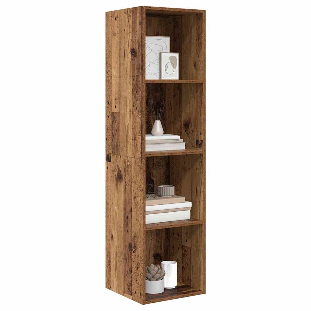 vidaXL TV Cabinet Set 37 x 37 x 142.5 cm Old Wood Engineered Wood 3