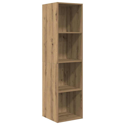 vidaXL TV Cabinet Set 37 x 37 x 142.5 cm Artisan Oak Engineered Wood 2