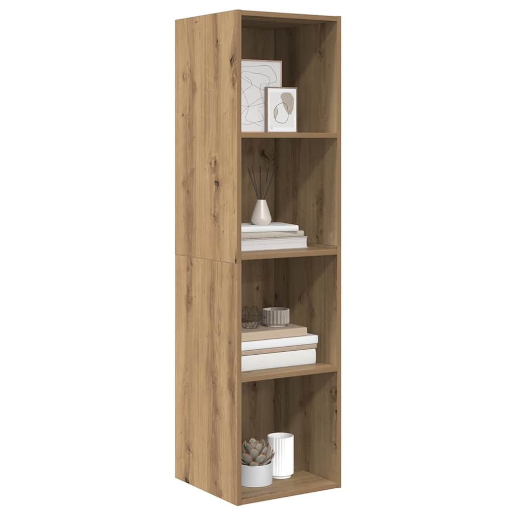 vidaXL TV Cabinet Set 37 x 37 x 142.5 cm Artisan Oak Engineered Wood 3