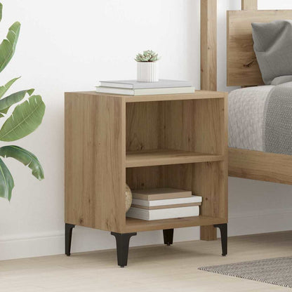 vidaXL Bedside Cabinet 2 pcs Artisan Oak 40 x 30 x 50 cm 1