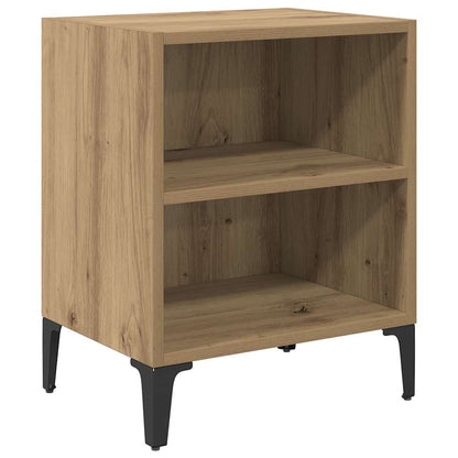 vidaXL Bedside Cabinet 2 pcs Artisan Oak 40 x 30 x 50 cm 5