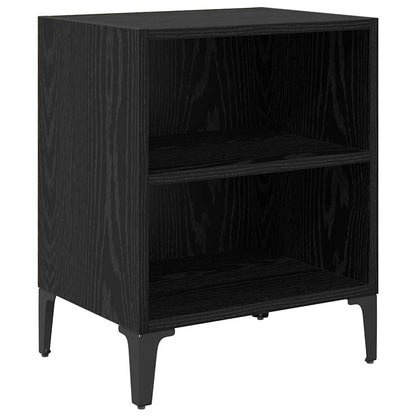 vidaXL Bedside Cabinet 2 pcs Black Oak 40 x 30 x 50 cm Engineered Wood 5