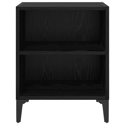 vidaXL Bedside Cabinet 2 pcs Black Oak 40 x 30 x 50 cm Engineered Wood 6