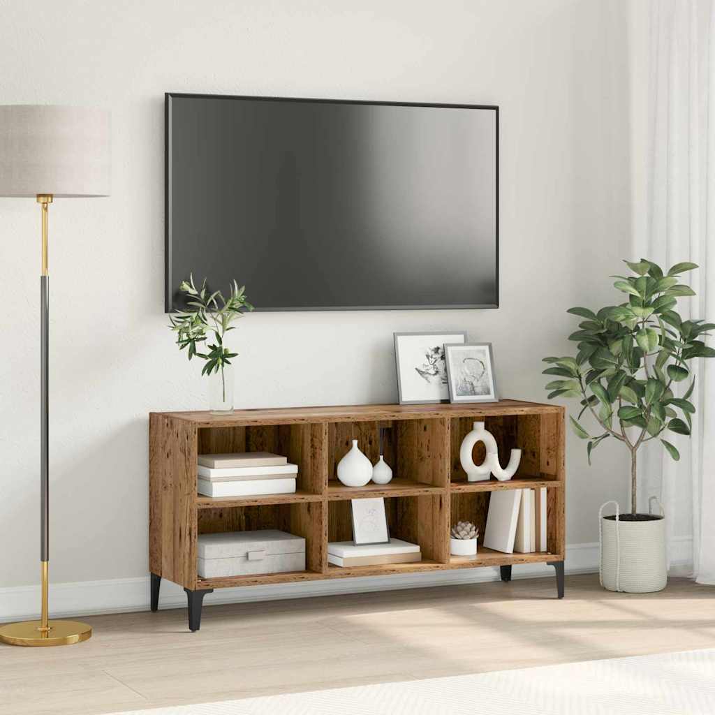 vidaXL TV Cabinet Set Brown 103.5 x 30 x 50 cm Engineered Wood 1