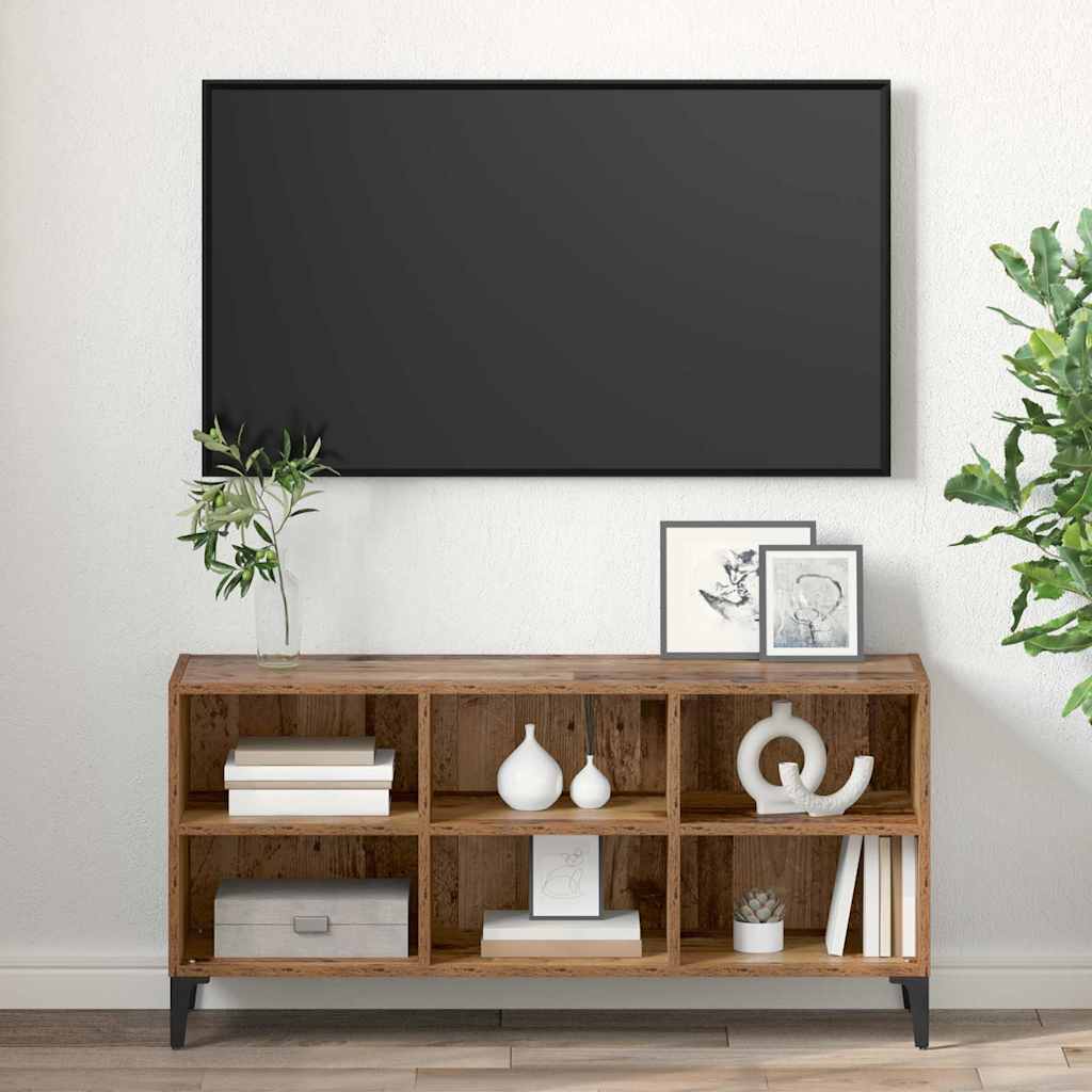 vidaXL TV Cabinet Set Brown 103.5 x 30 x 50 cm Engineered Wood 4