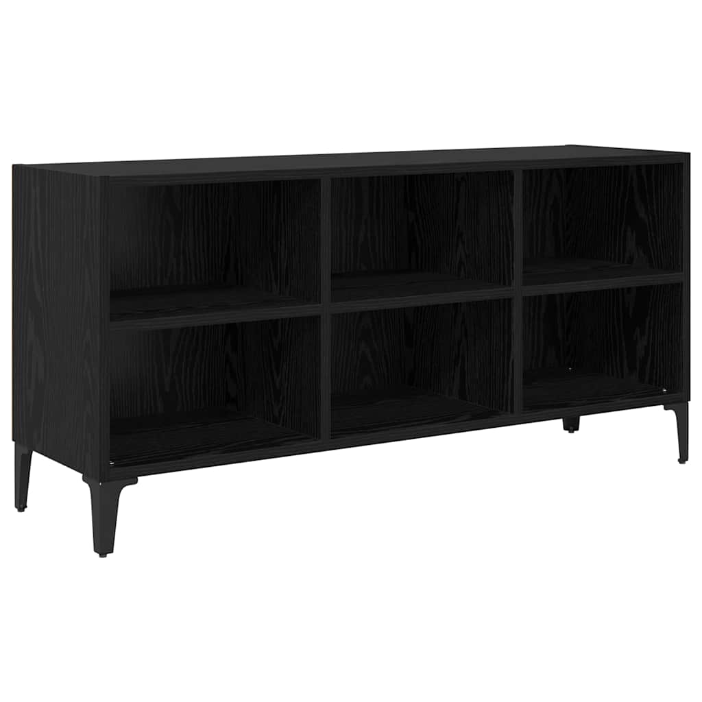 vidaXL TV Cabinet Set Black 103.5 x 30 x 50 cm Engineered Wood 2