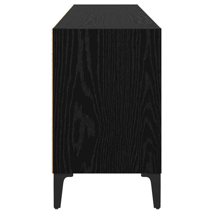 vidaXL TV Cabinet Set Black 103.5 x 30 x 50 cm Engineered Wood 6