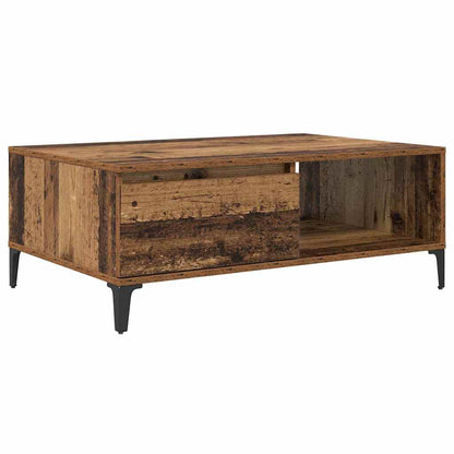 vidaXL Coffee Table Old wood 90 x 60 x 35 cm Engineered Wood 2