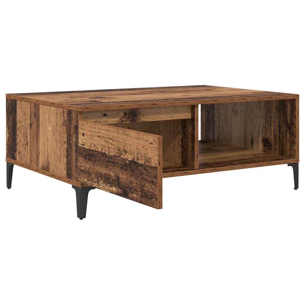 vidaXL Coffee Table Old wood 90 x 60 x 35 cm Engineered Wood 5