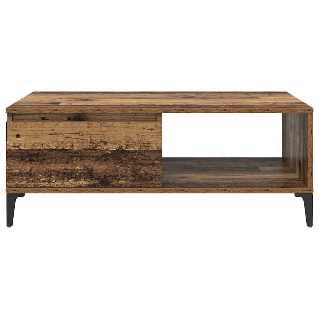 vidaXL Coffee Table Old wood 90 x 60 x 35 cm Engineered Wood 6