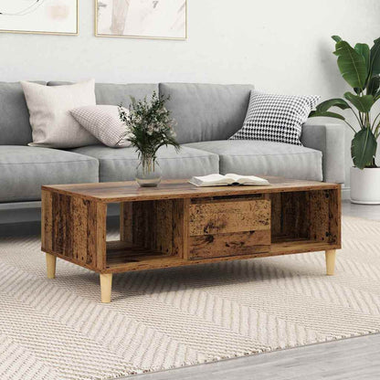 vidaXL Coffee Table Old Wood 102 x 55 x 35 cm Engineered Wood 1