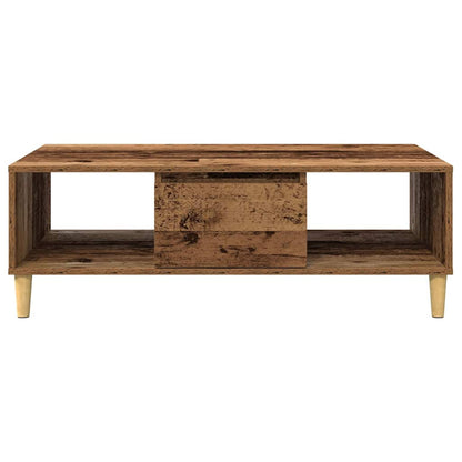 vidaXL Coffee Table Old Wood 102 x 55 x 35 cm Engineered Wood 6
