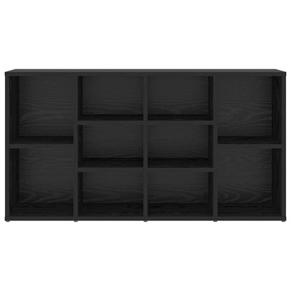 vidaXL Shoe Bench 103 x 30 x 54.5 cm Engineered Wood Black Oak 5