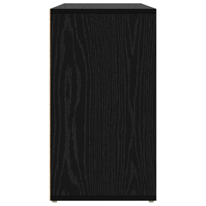 vidaXL Shoe Bench 103 x 30 x 54.5 cm Engineered Wood Black Oak 6