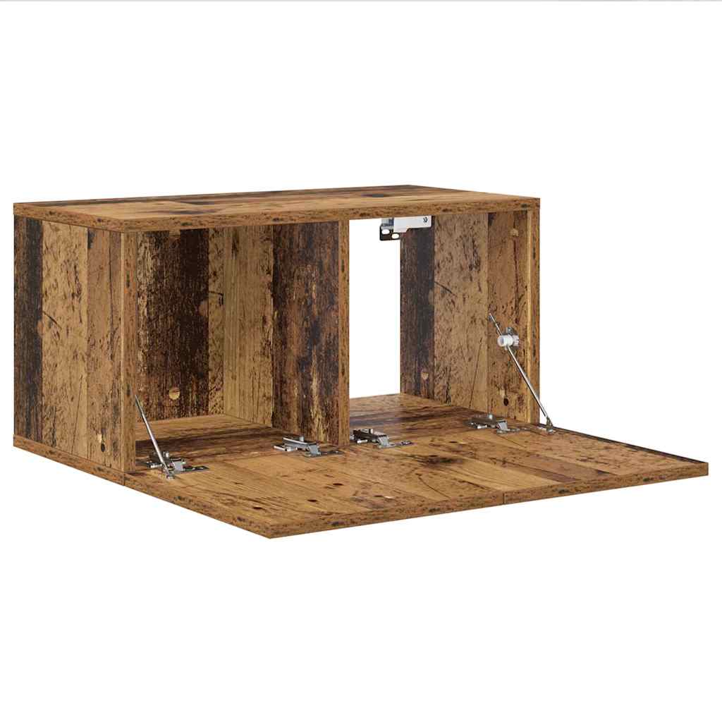 vidaXL TV Cabinet Set 2 pcs Multicolour Engineered Wood 5