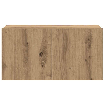 vidaXL TV Cabinet Set 2 pcs Brown Engineered Wood 6